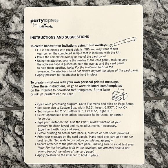 Hallmark Invitations & Announcements for Printer & Pen - Picture 10 of 13